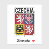 Sticker Armoiries de la République tchèque (Feuille)