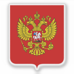 Sticker Armoiries de la Russie (Fédération de Russie)