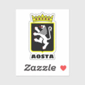 Sticker Armoiries de la Vallée d'Aoste (Italie) (Feuille)