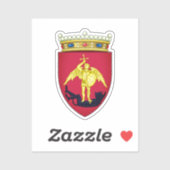 Sticker Armoiries de la Ville de Bruxelles (Feuille)