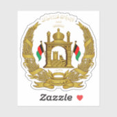 Sticker Armoiries de l'Afghanistan (2004-2021) (Feuille)
