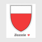 Sticker Armoiries de Lausanne, Suisse (Feuille)