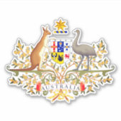 Sticker Armoiries de l'Australie (Devant)