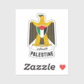 Sticker Armoiries de l'État de Palestine (Feuille)