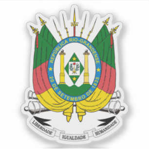 Sticker Armoiries de l'Etat de Rio Grande do Sul