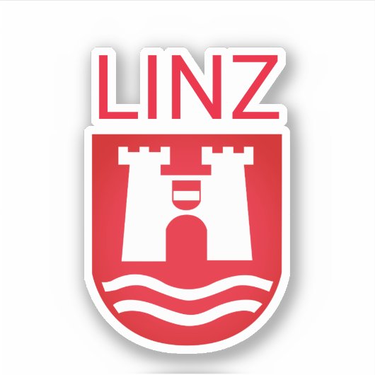 Sticker Armoiries de Linz, AUTRICHE (Devant)