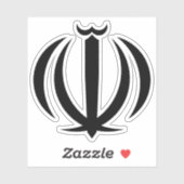 Sticker Armoiries de l'Iran (Feuille)