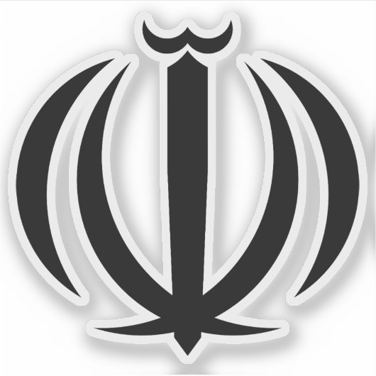 Sticker Armoiries de l'Iran (Devant)