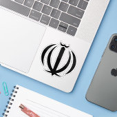Sticker Armoiries de l'Iran (Ordinateur portable avec iPhone)