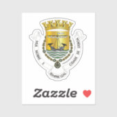 Sticker Armoiries de Lisbonne, Portugal (Feuille)