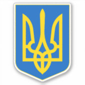 Sticker Armoiries de l'Ukraine (Devant)