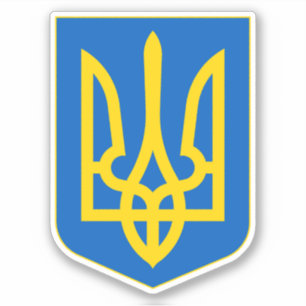 Sticker Armoiries de l'Ukraine