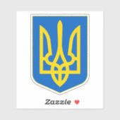 Sticker Armoiries de l'Ukraine (Feuille)