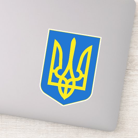 Sticker Armoiries de l'Ukraine (Détail)