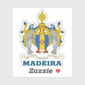 Sticker Armoiries de Madère, Portugal (Feuille)
