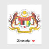 Sticker Armoiries de Malaisie (Feuille)