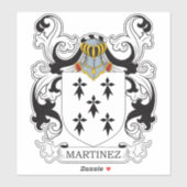Sticker Armoiries de Martinez (Feuille)