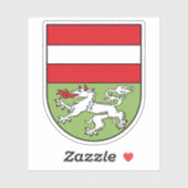 Sticker Armoiries de Mödling, Autriche (Feuille)