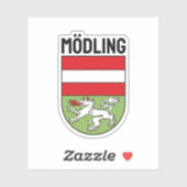 Sticker Armoiries de Mödling, AUTRICHE (Feuille)