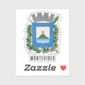 Sticker Armoiries de Montevideo, Uruguay (Feuille)