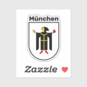 Sticker Armoiries de Munich (Feuille)