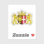 Sticker Armoiries de Neuss, Allemagne (Feuille)
