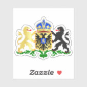 Sticker Armoiries de Nimègue, Pays-Bas (Feuille)
