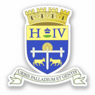 Sticker Armoiries de Pau, Pyrénées-Atlantiques (FRANCE)