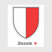 Sticker Armoiries de Payerne, Suisse (Feuille)