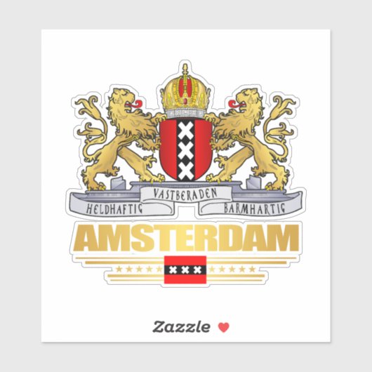 Sticker Armoiries de Pays-Bas (Feuille)