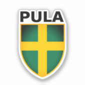 Sticker Armoiries de Pula (Istrie), Croatie (Recto)