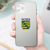 Sticker Armoiries de Sachsen (Saxe), ALLEMANDE (Téléphone)