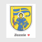 Sticker Armoiries de Saint-Moritz, Suisse (Feuille)