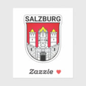 Sticker Armoiries de Salzbourg - AUTRICHE (Feuille)