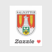 Sticker Armoiries de Salzgitter, Allemagne (Feuille)