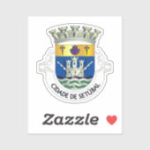 Sticker Armoiries de Setúbal, PORTUGAL (Feuille)