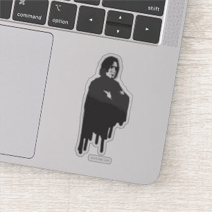 Sticker Armoiries de Severus Snape croisées B-W