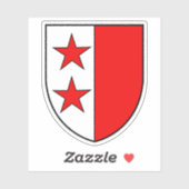 Sticker Armoiries de Sion, Suisse (Feuille)