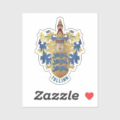 Sticker Armoiries de Tallinn - ESTONIE (Feuille)