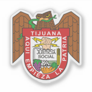 Sticker Armoiries de Tijuana, Mexique