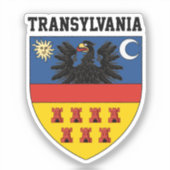 Sticker Armoiries de Transylvanie (Recto)