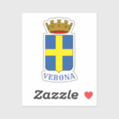 Sticker Armoiries de Vérone, Italie (Feuille)