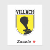 Sticker Armoiries de Villach - AUTRICHE (Feuille)