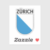 Sticker Armoiries de Zürich (Feuille)
