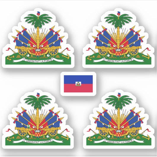 Sticker Armoiries d'Haïti (Devant)