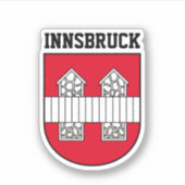 Sticker Armoiries d'Innsbruck - AUTRICHE (Devant)