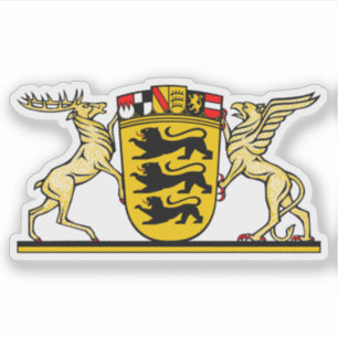 Sticker Armoiries du Bade-Wurtemberg, Allemagne