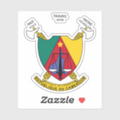 Sticker Armoiries du Cameroun (Feuille)