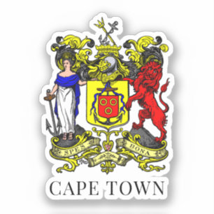 Sticker Armoiries du Cap, Afrique du Sud