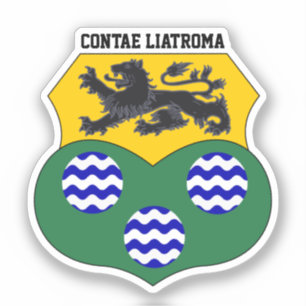 Sticker Armoiries du comté de Leitrim, Irlande
